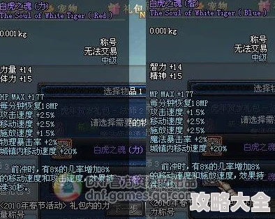 DNF新版本白虎神兽称号解析：哪个称号最适合当前版本新鲜玩法？