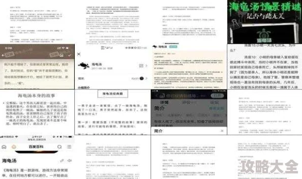 2025热门海龟汤题目全集解析：2024版第四章及全年答案全解更新